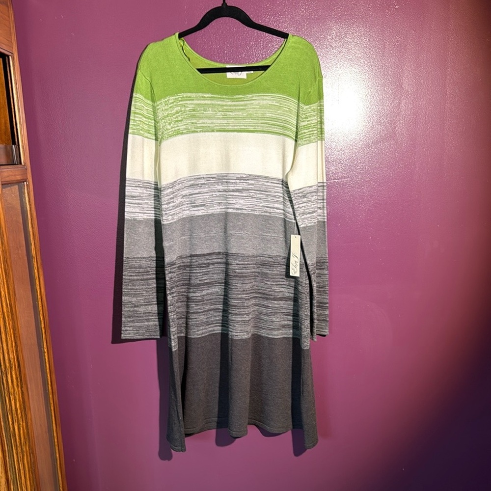 Striped Sweater Dress